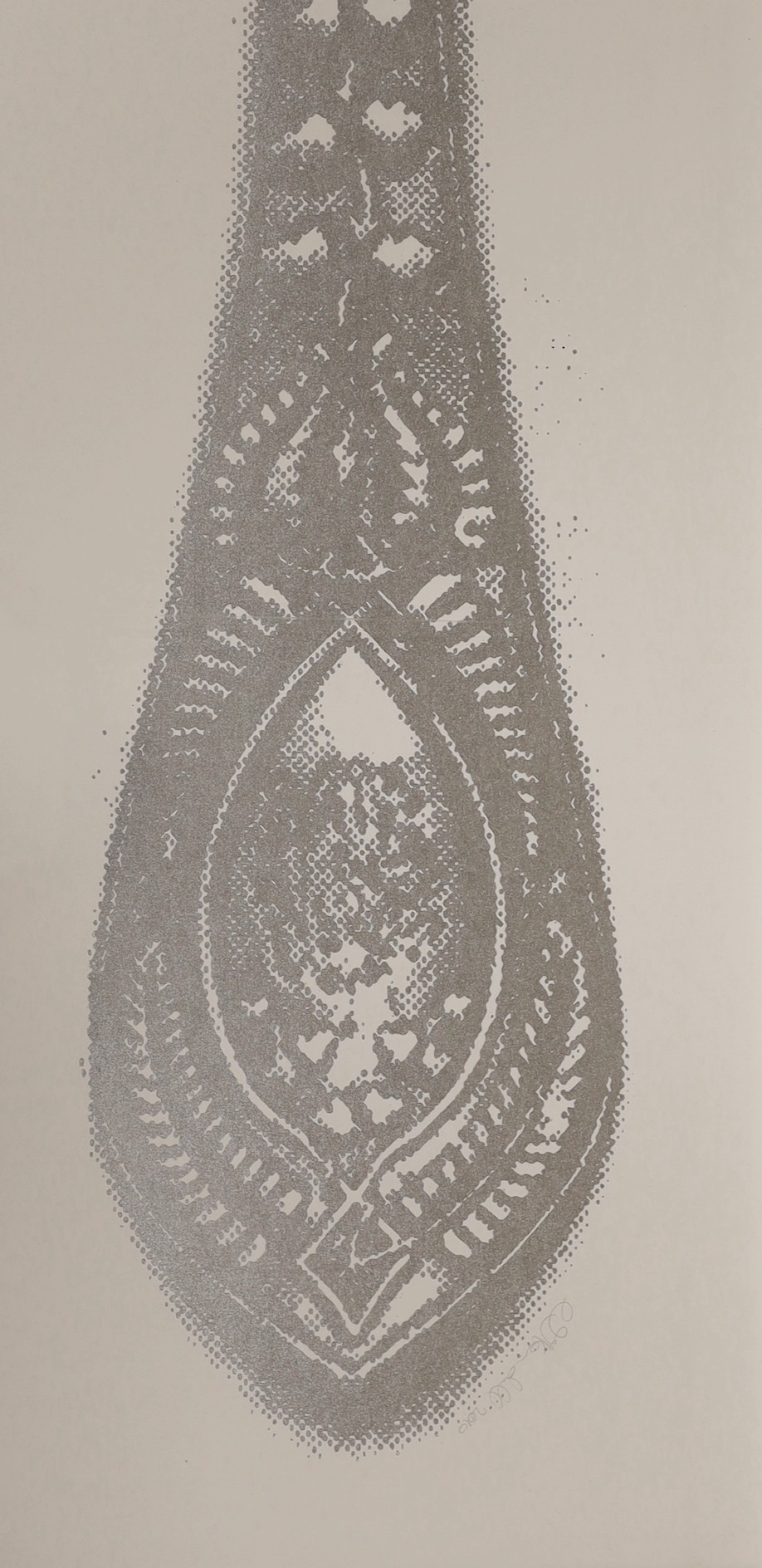 Modern British, lithograph, 'Silver Fork', signed in pencil and dated 2010, 42 x 232cm
